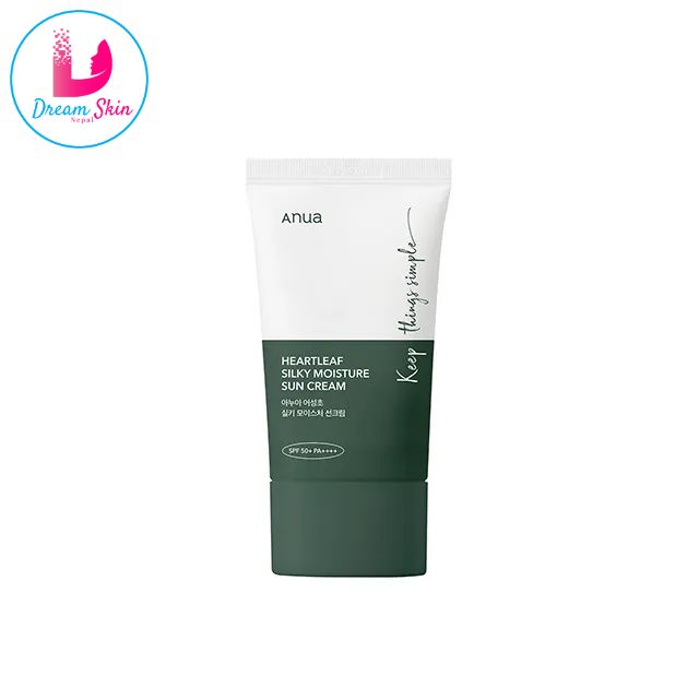 Anua Heartleaf Silky Moisture Sun Cream SPF 50+ PA++++ , 50ml